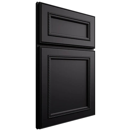 Shiloh Cabinetry Full Overlay Shelby Paintable Black Door