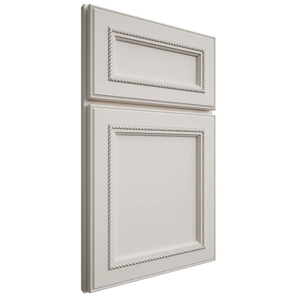 Shiloh Cabinetry Full Overlay Shelby Paintable Eggshell Door