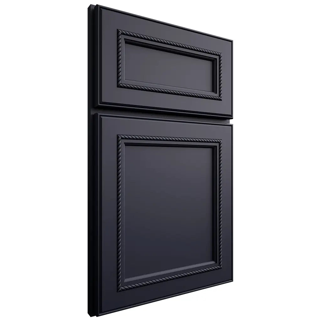 Shiloh Cabinetry Full Overlay Shelby Paintable Hale Navy Door