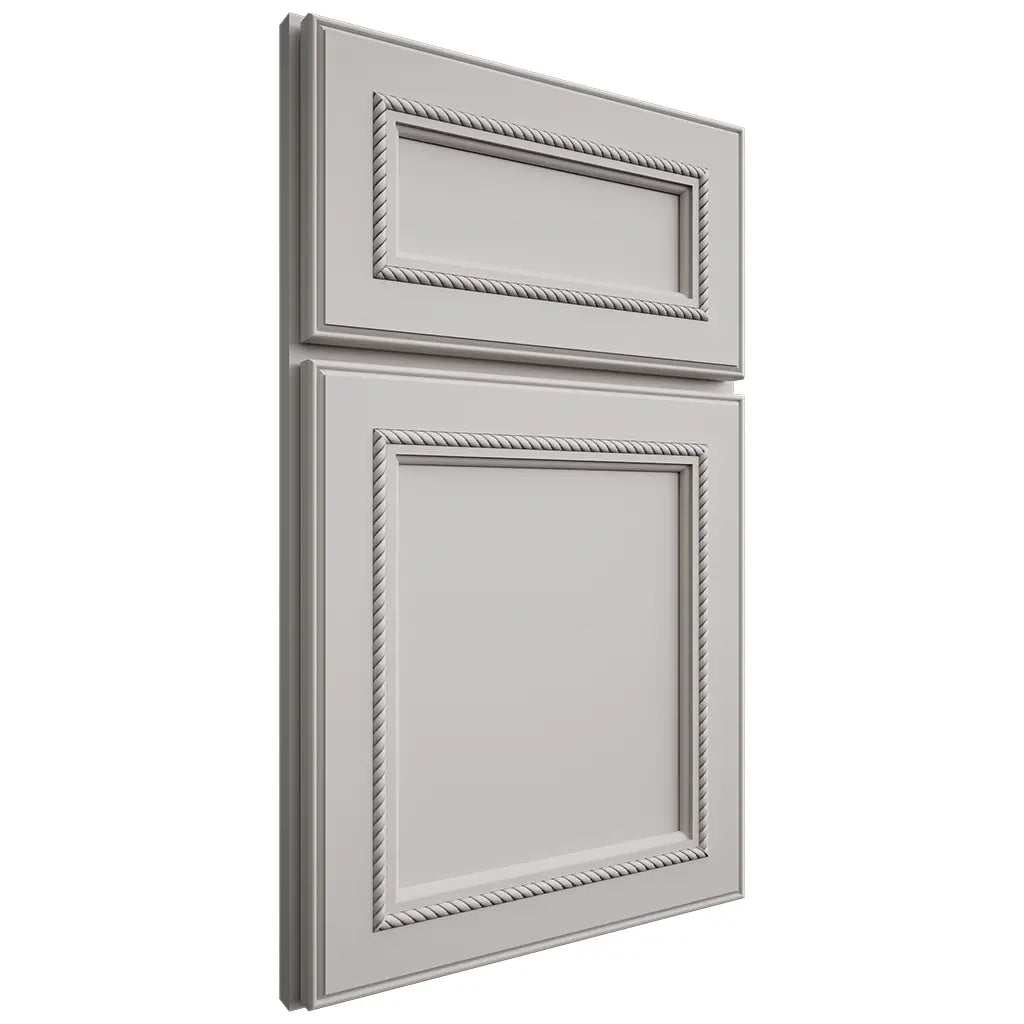 Shiloh Cabinetry Full Overlay Shelby Paintable Mindful Gray Door