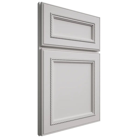 Shiloh Cabinetry Full Overlay Shelby Paintable Repose Gray Door