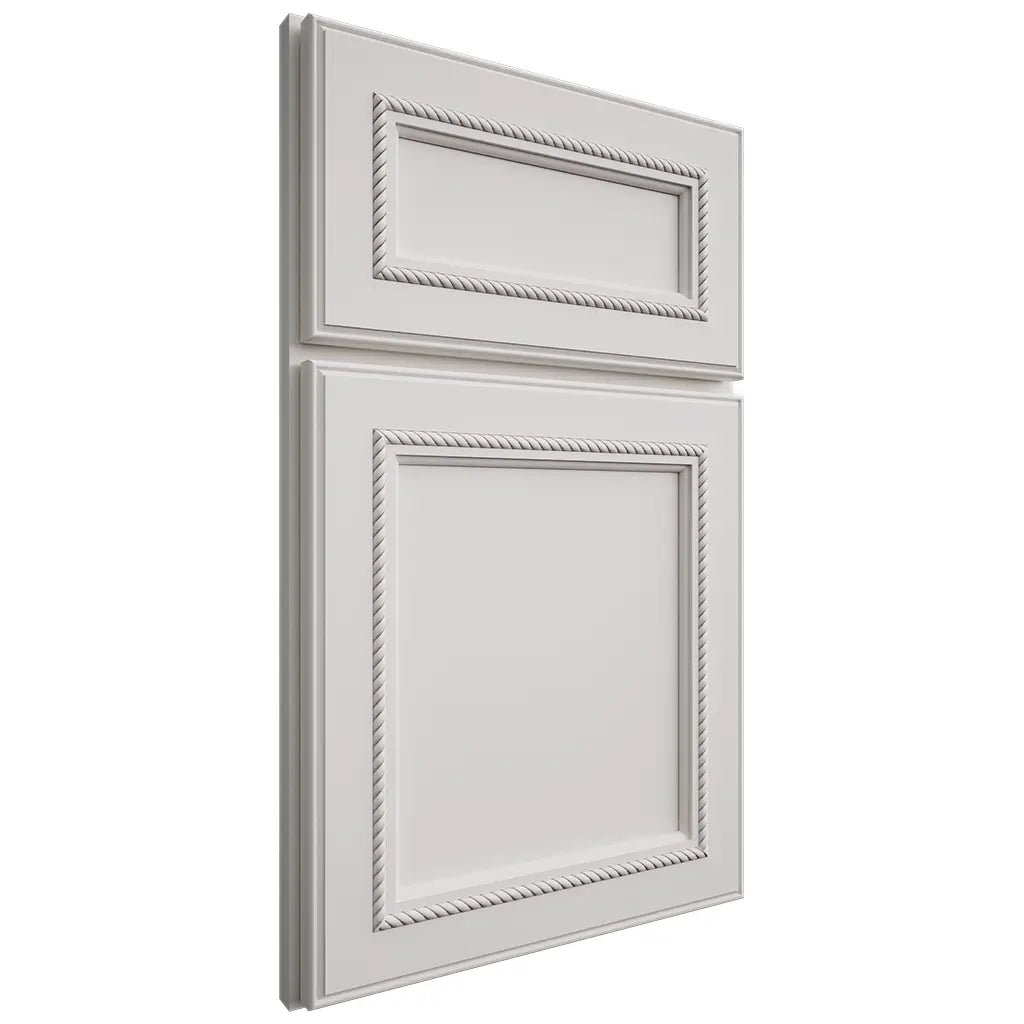 Shiloh Cabinetry Full Overlay Shelby Paintable Soft White Door