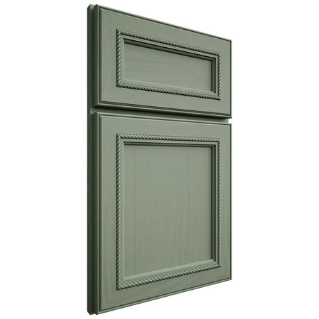 Shiloh Cabinetry Full Overlay Shelby Poplar Plain Cut Moss Door