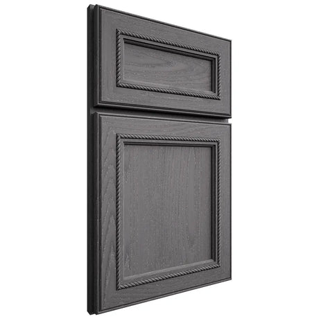 Shiloh Cabinetry Full Overlay Shelby Red Oak Plain Cut Cadet Door