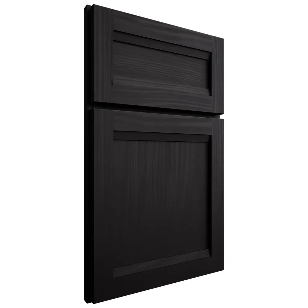 Shiloh Cabinetry Full Overlay Somerset Cherry Plain Cut Espresso Door