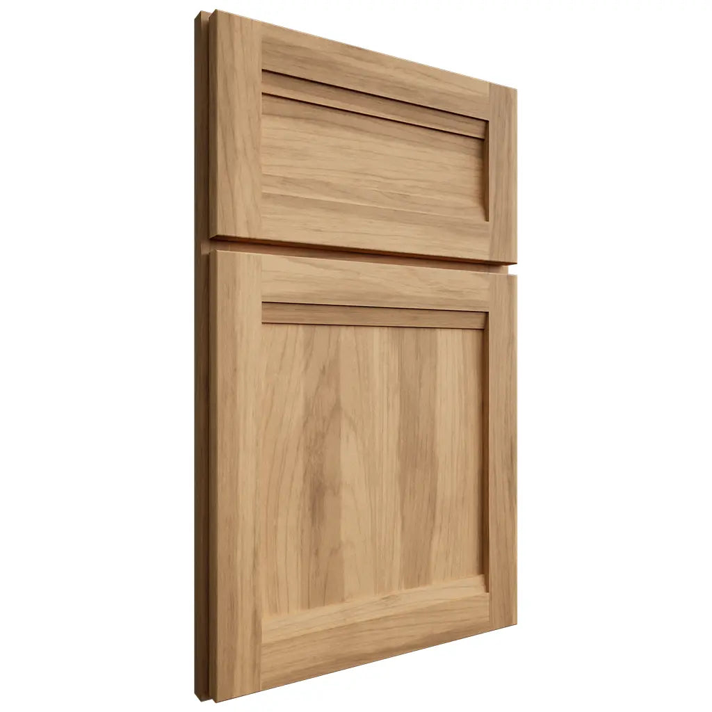 Shiloh Cabinetry Full Overlay Somerset Hickory Plain Cut Natural Door