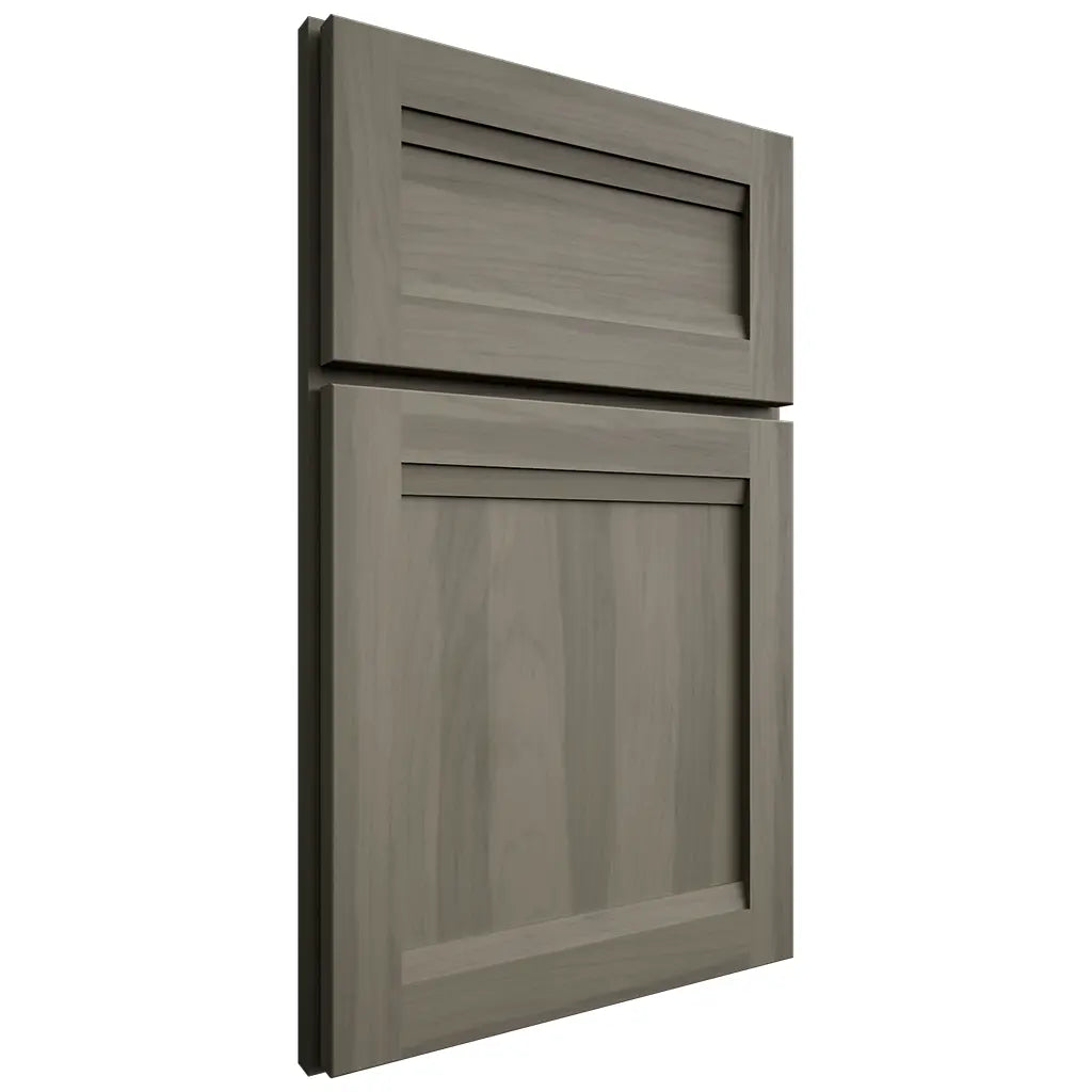 Shiloh Cabinetry Full Overlay Somerset Hickory Plain Cut Thyme Door