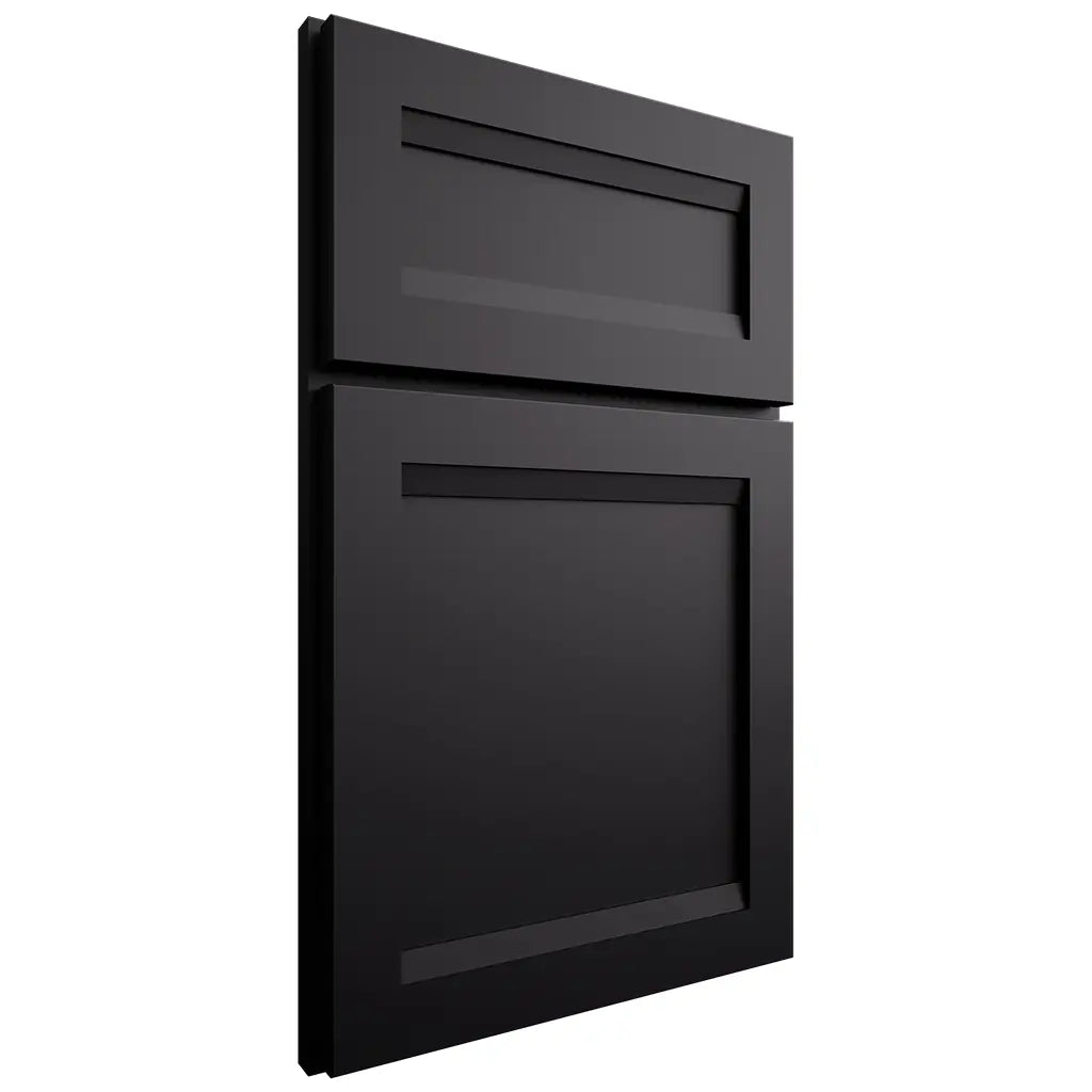 Shiloh Cabinetry Full Overlay Somerset Paintable Black Door