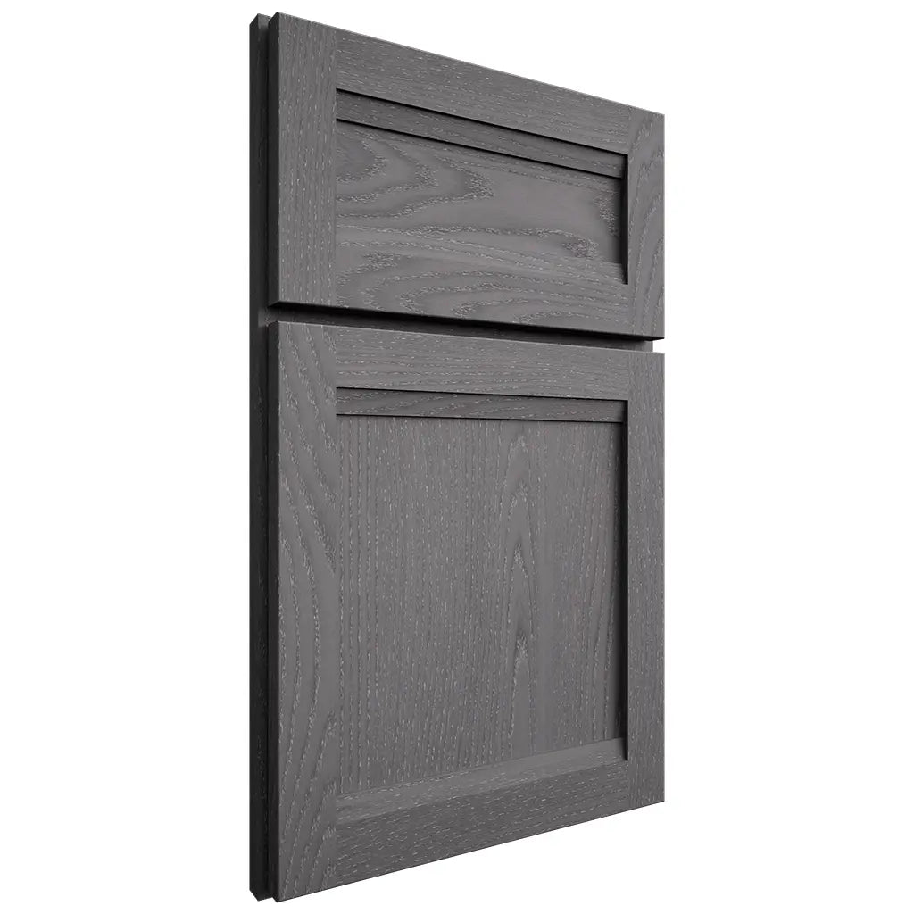 Shiloh Cabinetry Full Overlay Somerset Red Oak Plain Cut Cadet Door
