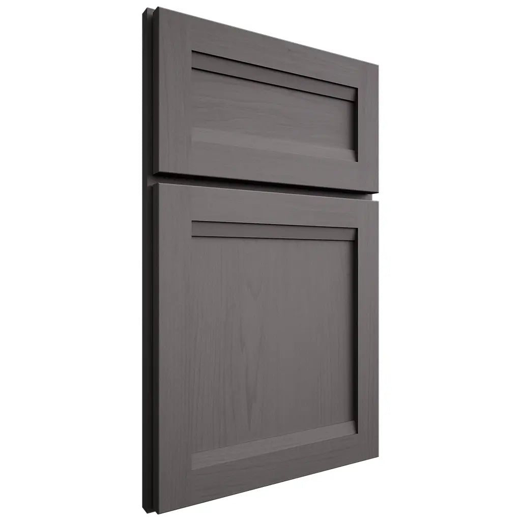 Shiloh Cabinetry Full Overlay Somerset Walnut Plain Cut Cadet Door