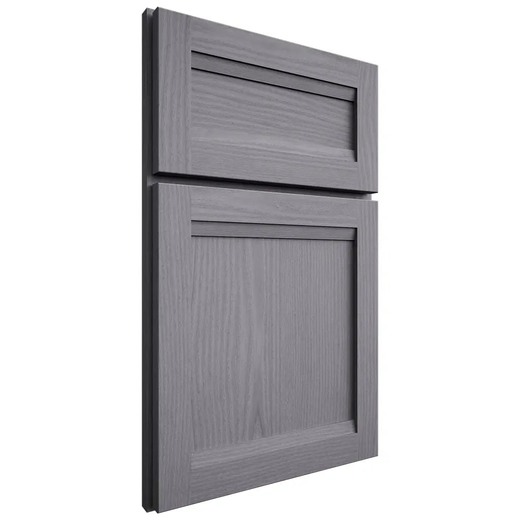 Shiloh Cabinetry Full Overlay Somerset White Oak Plain Cut Cadet Door
