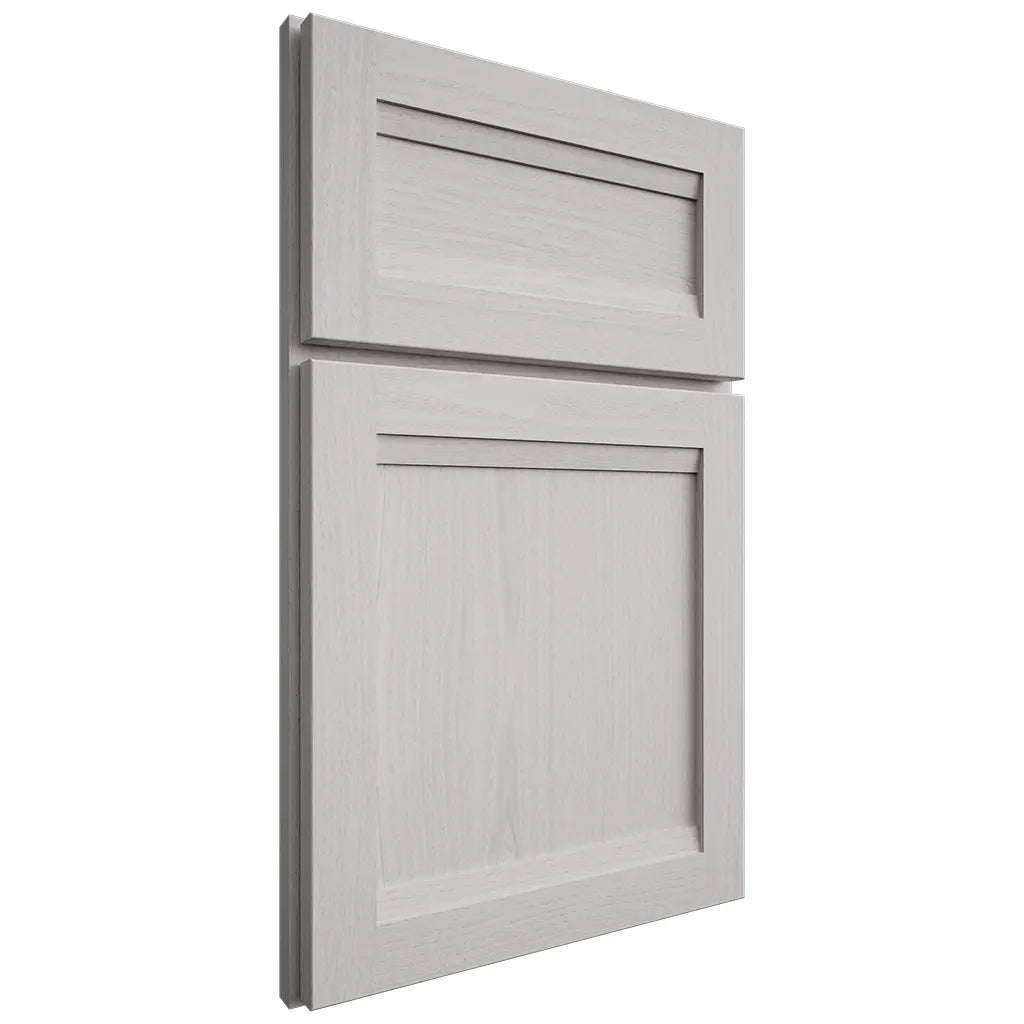 Shiloh Cabinetry Full Overlay Somerset White Oak Plain Cut Cotton Door