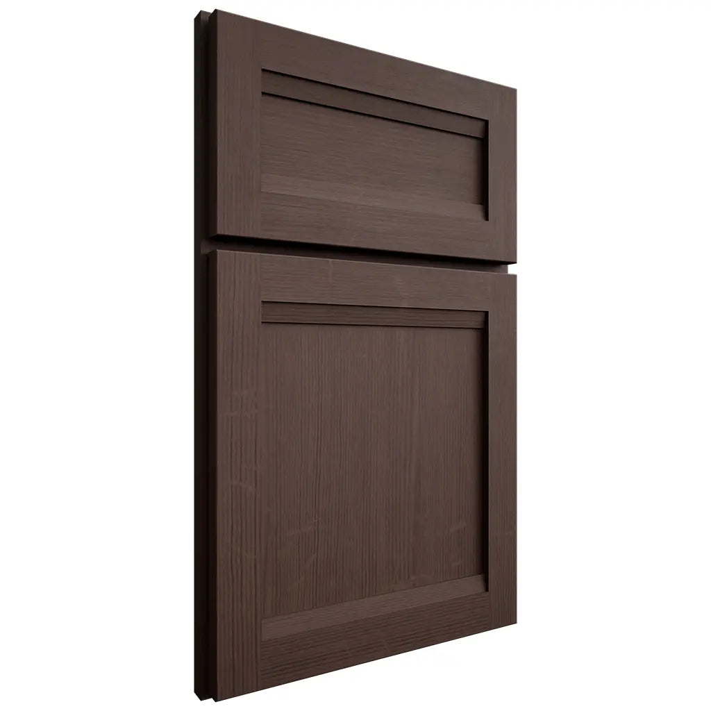 Shiloh Cabinetry Full Overlay Somerset White Oak Quarter Sawn Dusk Door