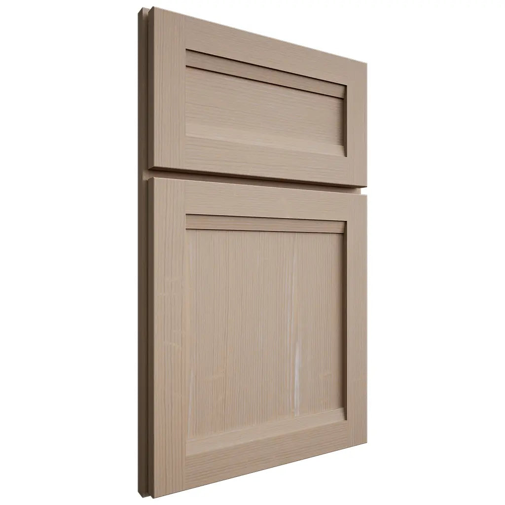 Shiloh Cabinetry Full Overlay Somerset White Oak Quarter Sawn Straw Door