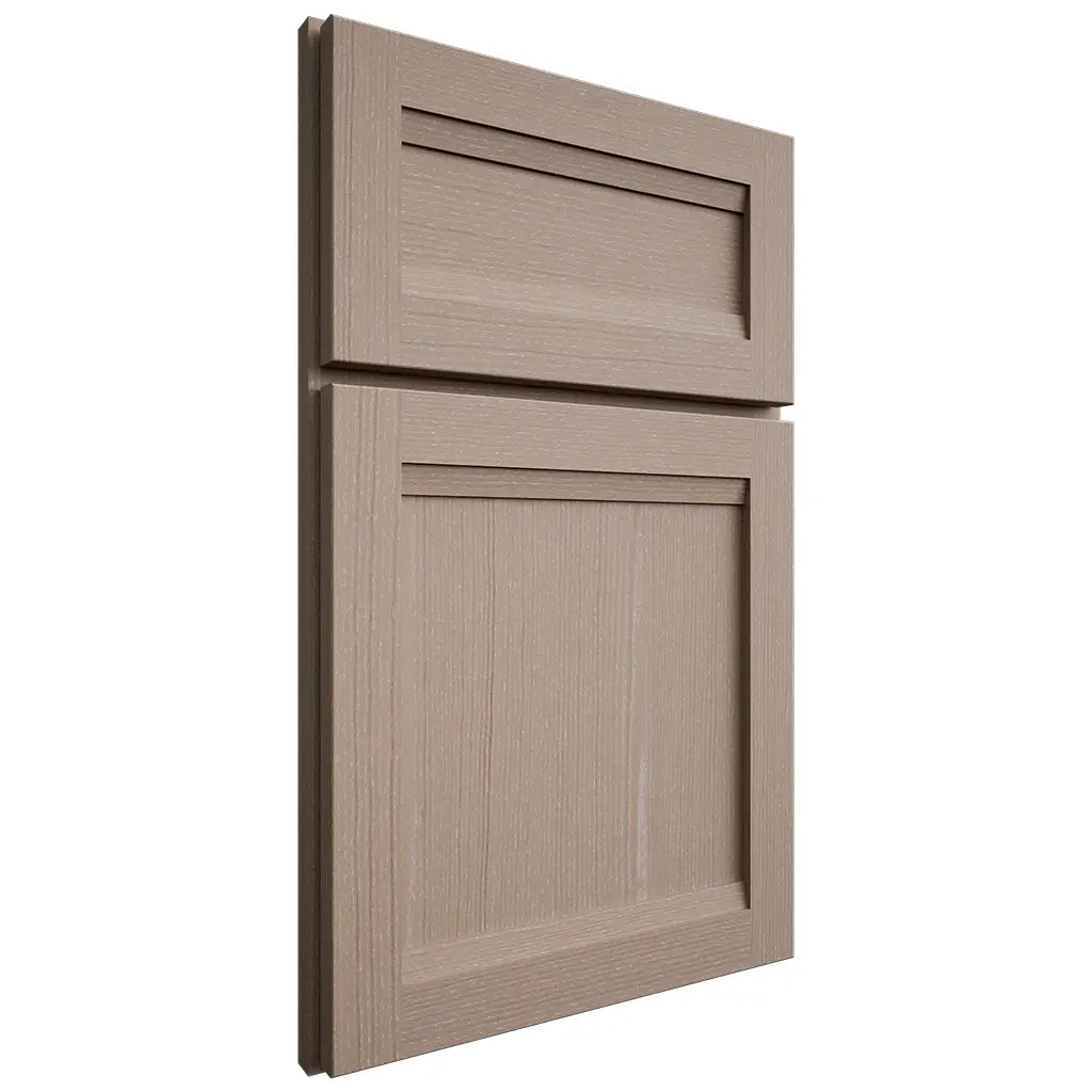 Shiloh Cabinetry Full Overlay Somerset White Oak Quarter Sawn Whitewash Door
