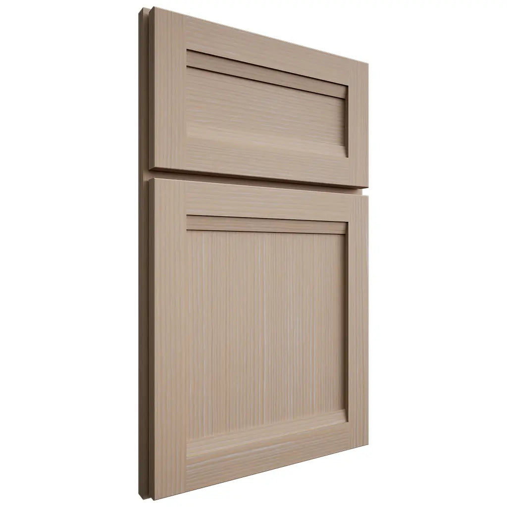 Shiloh Cabinetry Full Overlay Somerset White Oak Rift Cut Straw Door