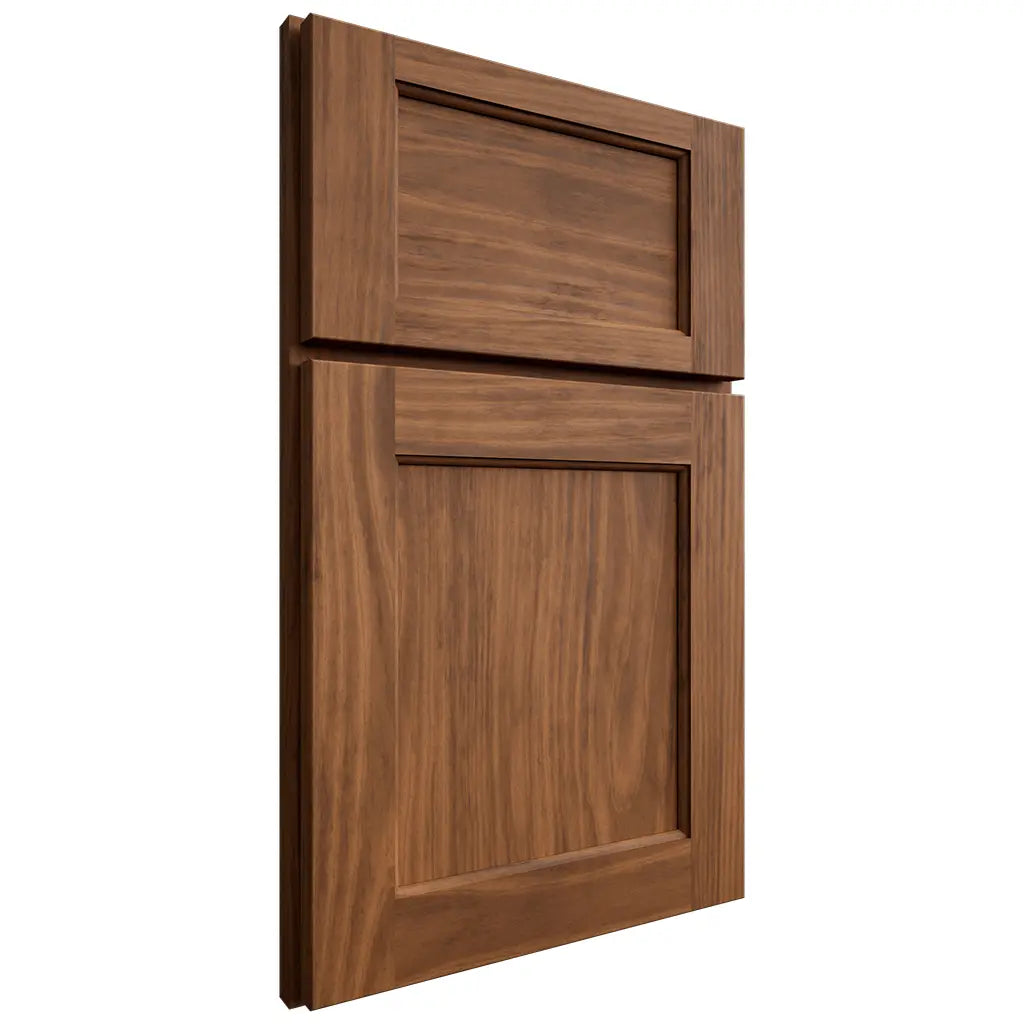 Shiloh Cabinetry Full Overlay Square Flat Cherry Plain Cut Carob Door