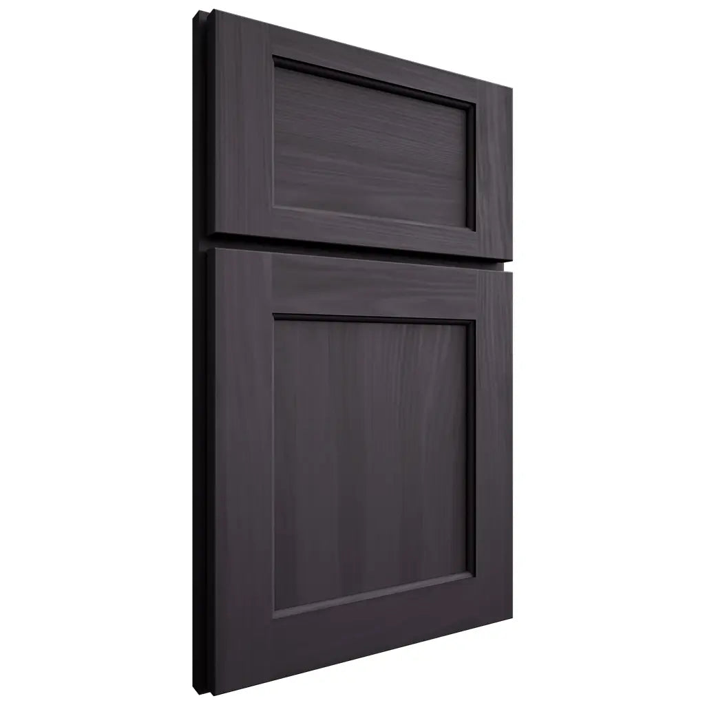 Shiloh Cabinetry Full Overlay Square Flat Hickory Plain Cut Harbor Door