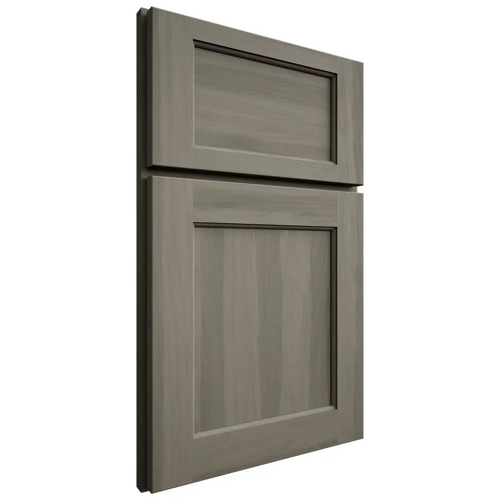 Shiloh Cabinetry Full Overlay Square Flat Hickory Plain Cut Thyme Door