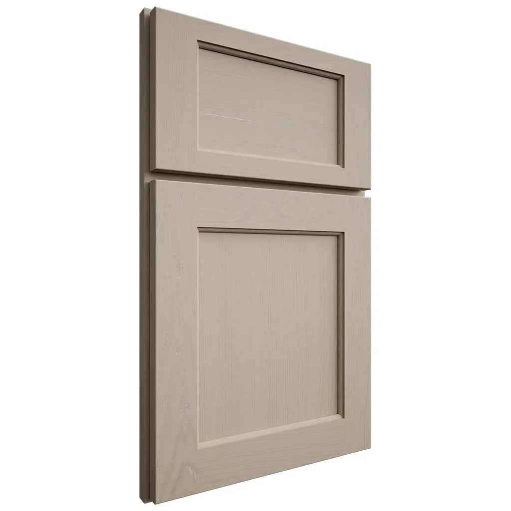 Shiloh Cabinetry Full Overlay Square Flat Maple Plain Cut Pebble Door