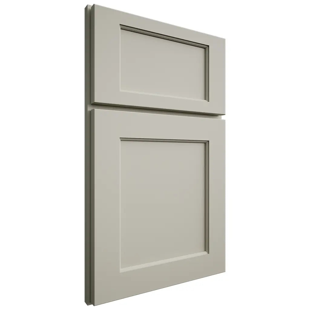 Shiloh Cabinetry Full Overlay Square Flat Paintable Clary Sage Door
