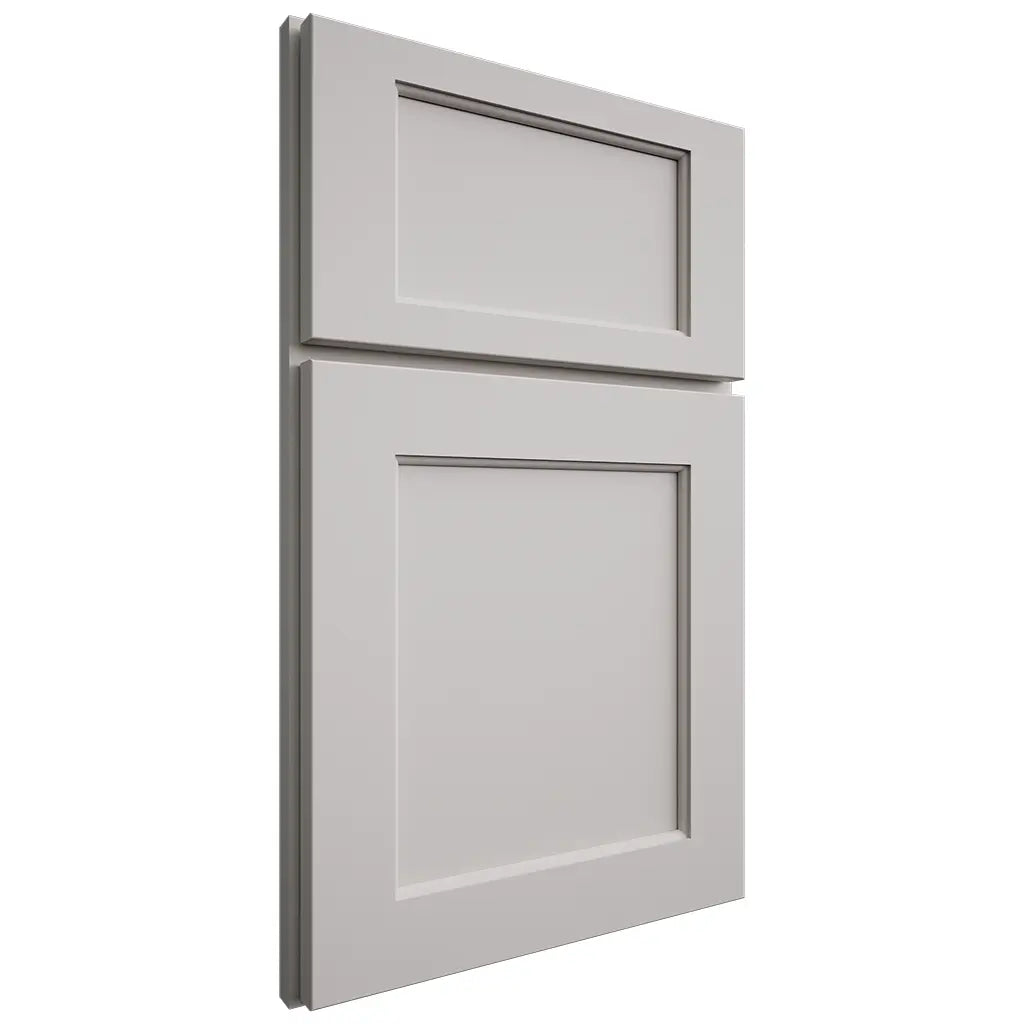 Shiloh Cabinetry Full Overlay Square Flat Paintable Mindful Gray Door