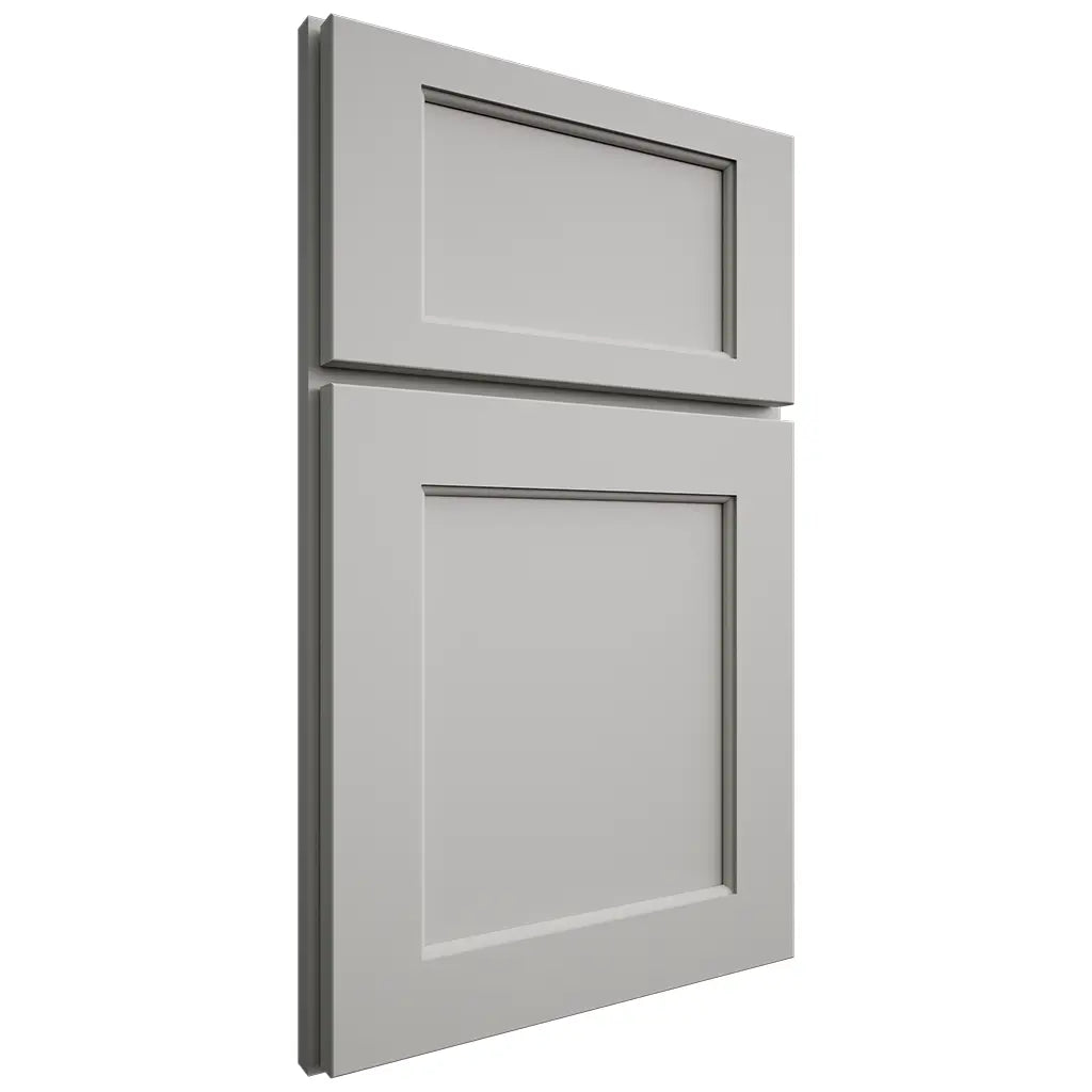 Shiloh Cabinetry Full Overlay Square Flat Paintable Unusual Gray Door