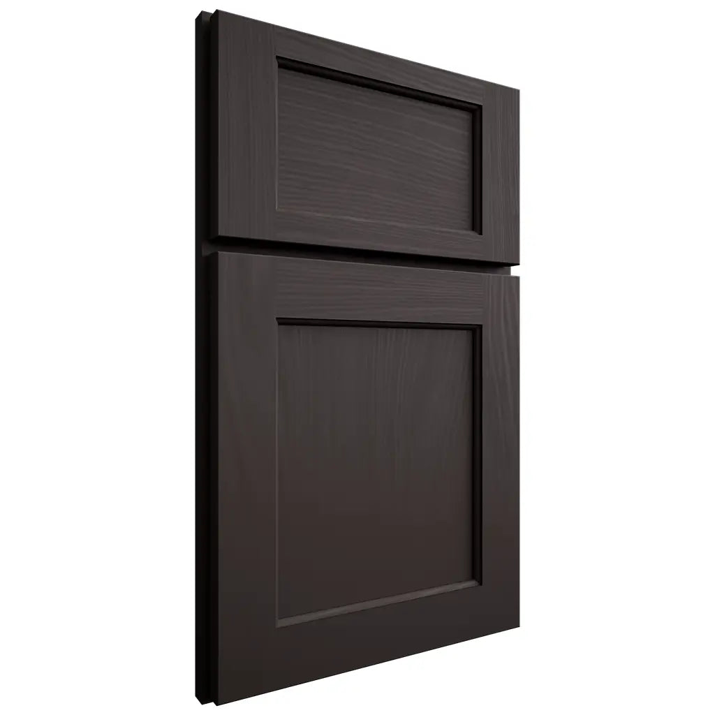 Shiloh Cabinetry Full Overlay Square Flat Poplar Plain Cut Carbon Door