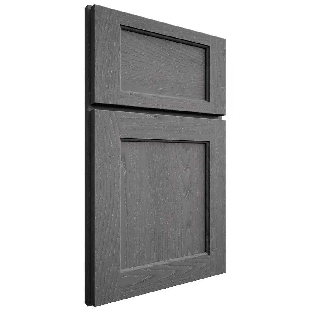 Shiloh Cabinetry Full Overlay Square Flat Red Oak Plain Cut Cadet Door