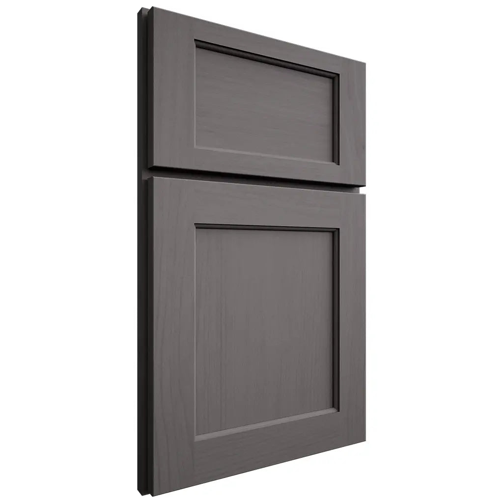 Shiloh Cabinetry Full Overlay Square Flat Walnut Plain Cut Cadet Door