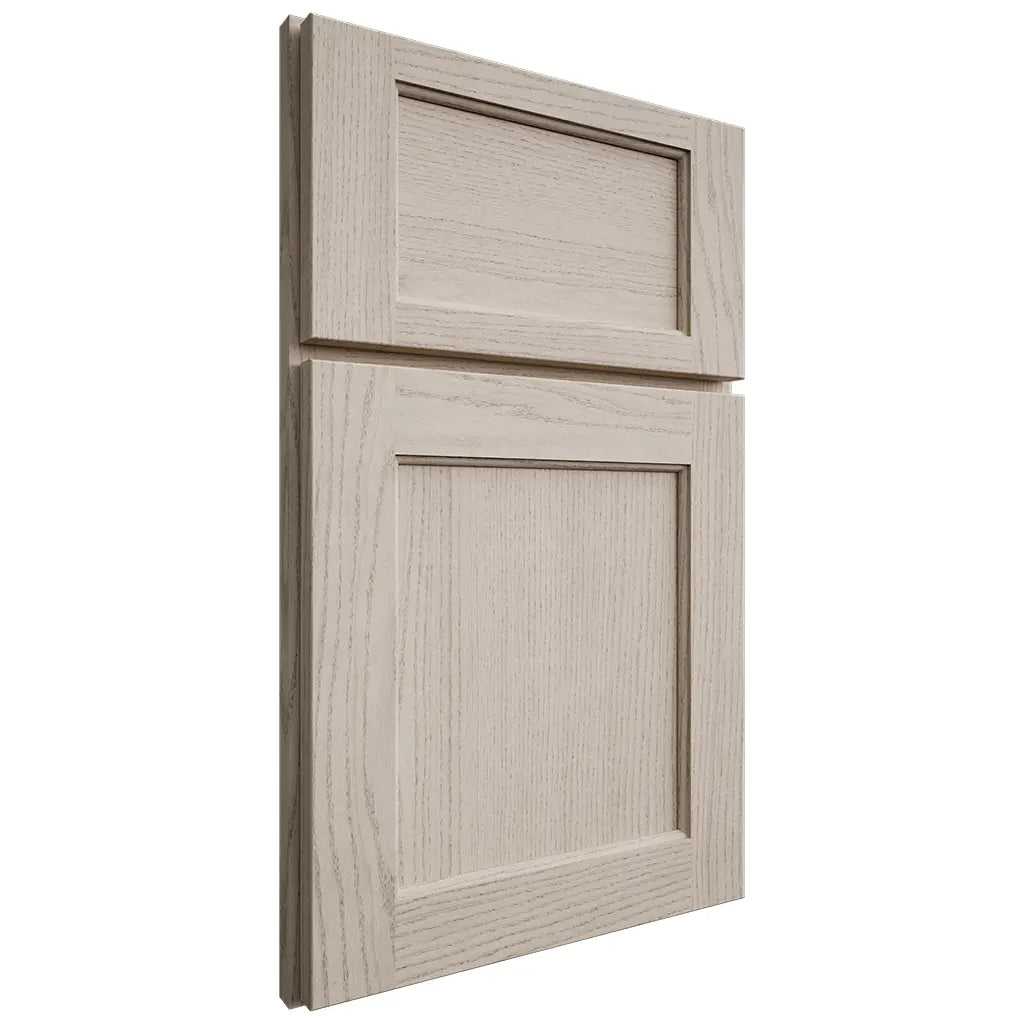 Shiloh Cabinetry Full Overlay Square Flat Walnut Plain Cut Seagull Door