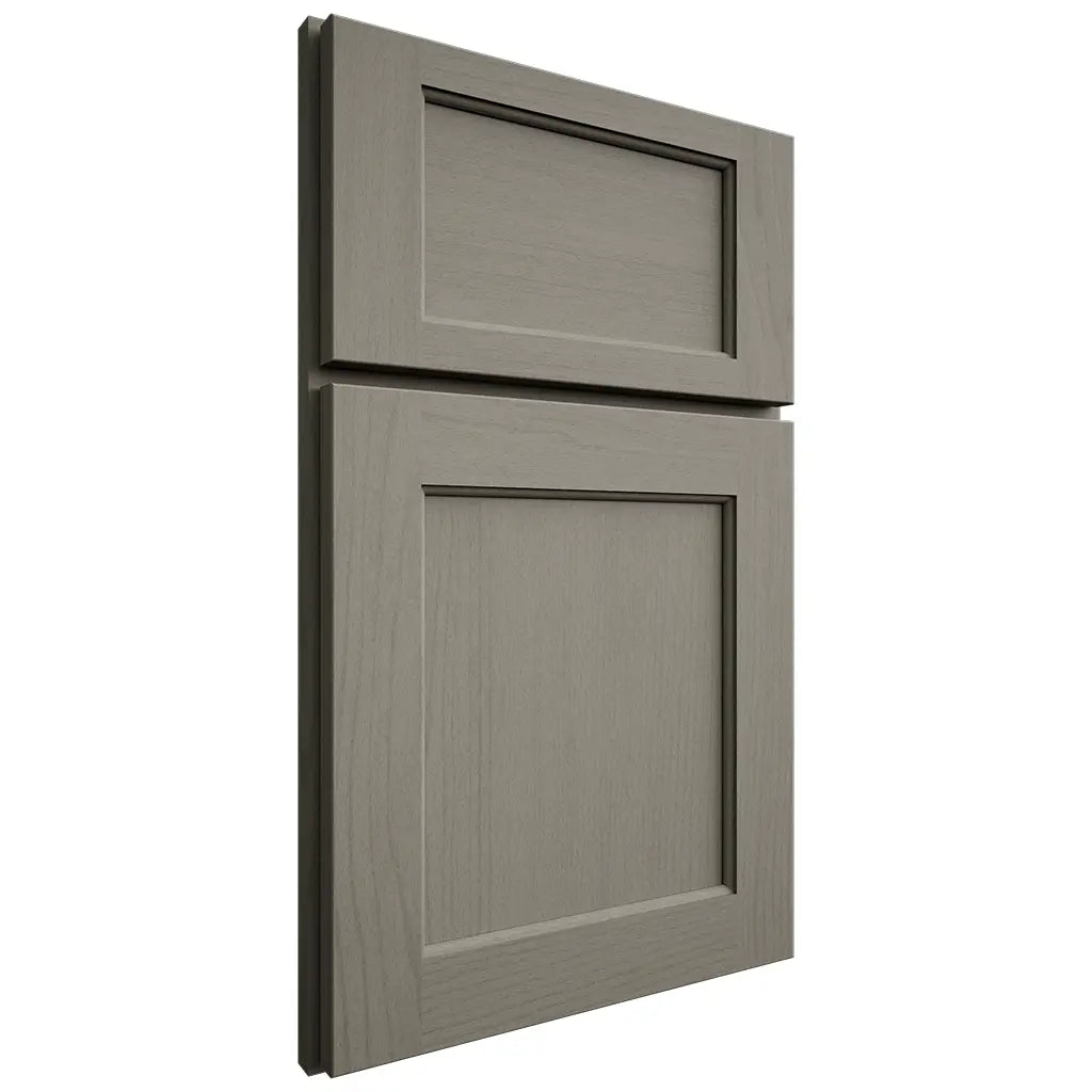 Shiloh Cabinetry Full Overlay Square Flat Walnut Plain Cut Thyme Door
