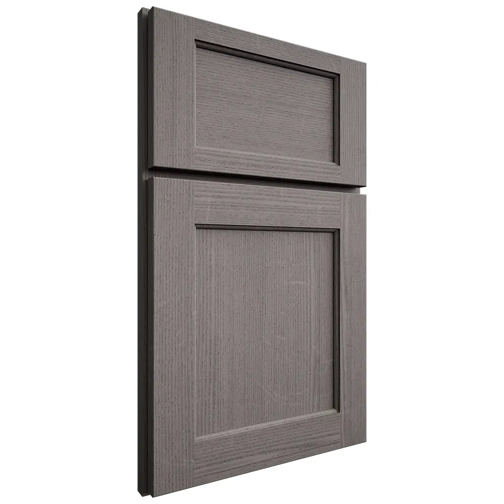 Shiloh Cabinetry Full Overlay Square Flat White Oak Quarter Sawn Flagstone Door