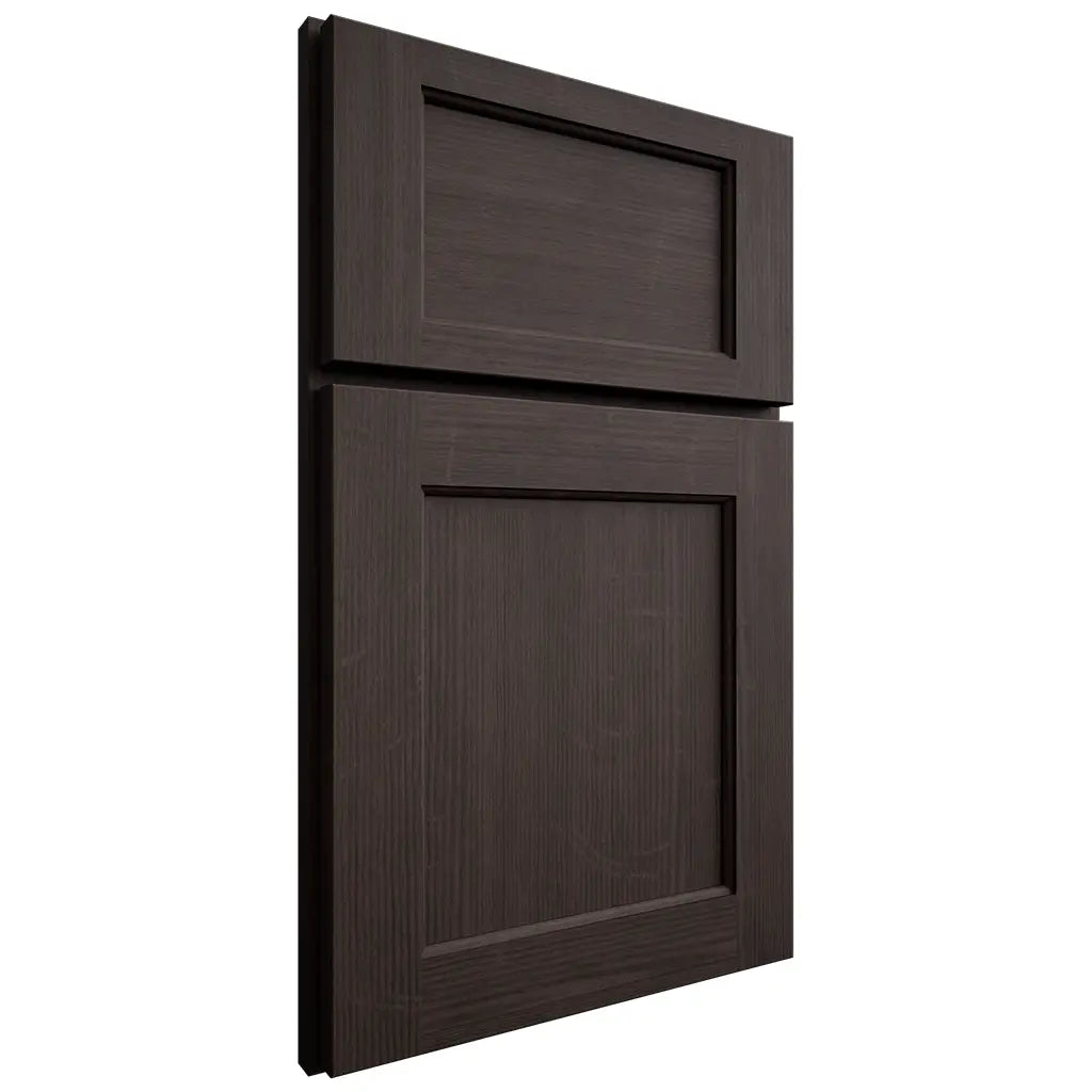 Shiloh Cabinetry Full Overlay Square Flat White Oak Quarter Sawn Morel Door
