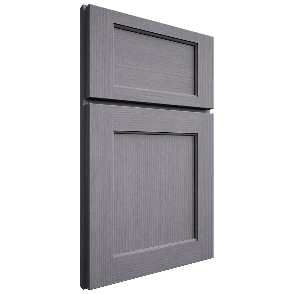 Shiloh Cabinetry Full Overlay Square Flat White Oak Rift Cut Cadet Door