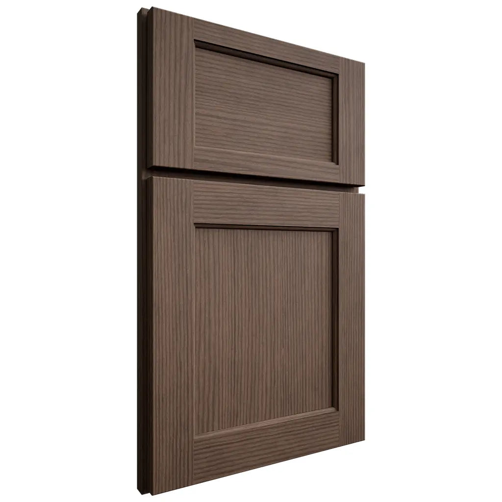 Shiloh Cabinetry Full Overlay Square Flat White Oak Rift Cut Mineral Door