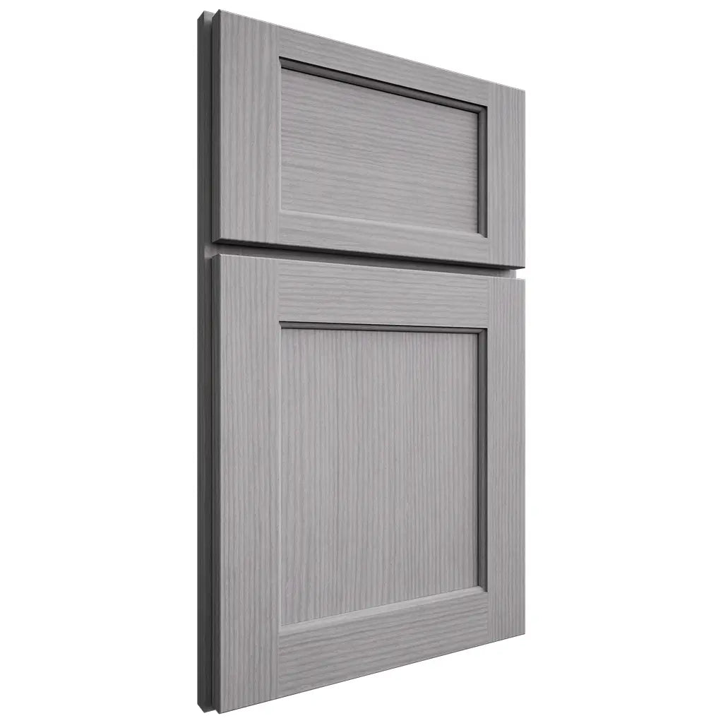 Shiloh Cabinetry Full Overlay Square Flat White Oak Rift Cut Stratus Door
