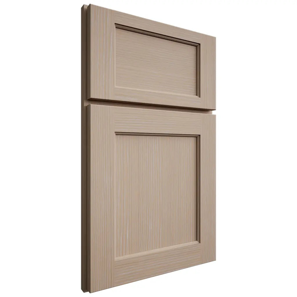 Shiloh Cabinetry Full Overlay Square Flat White Oak Rift Cut Straw Door
