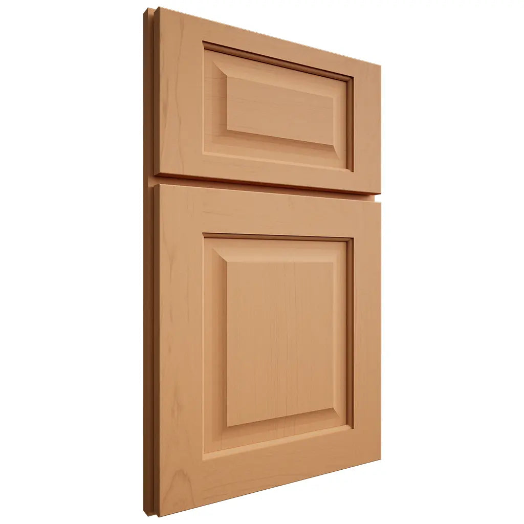 Shiloh Cabinetry Full Overlay Square Raised Maple Plain Cut Golden Door