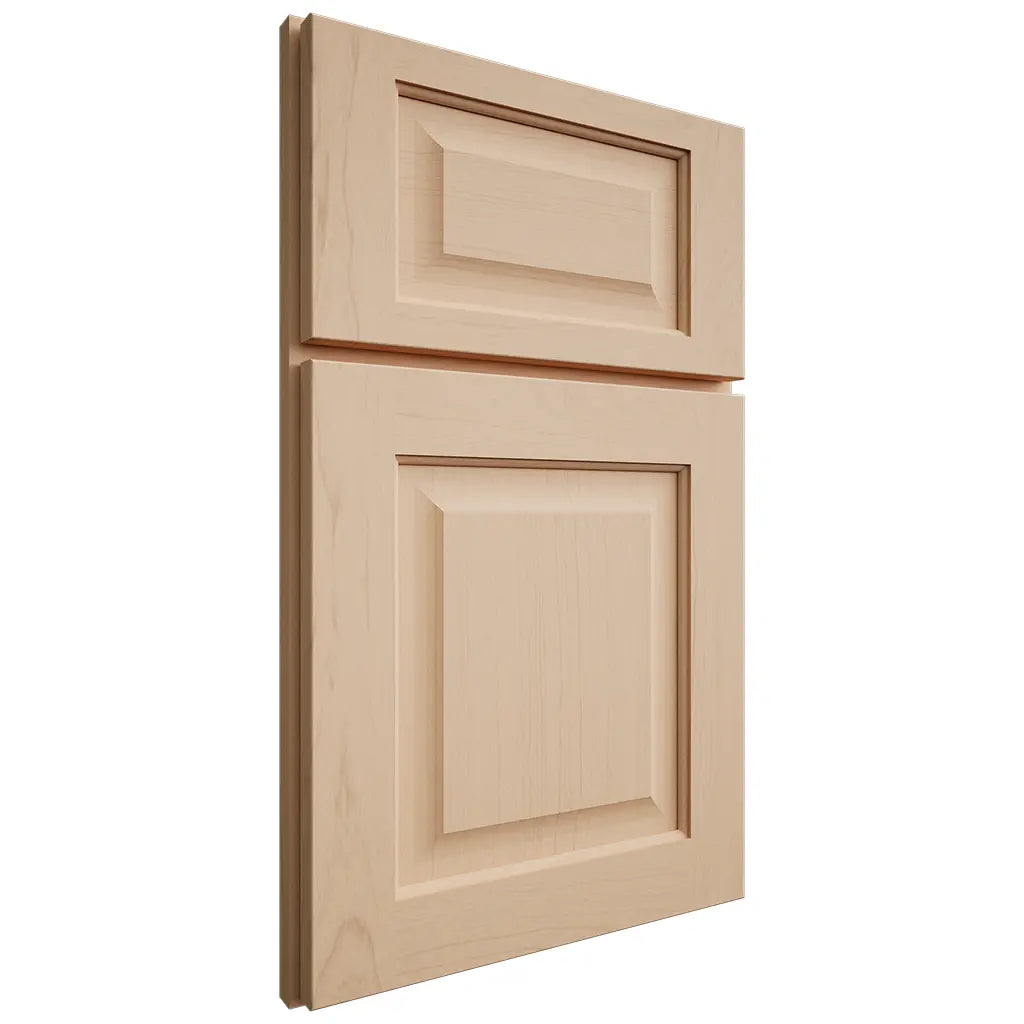 Shiloh Cabinetry Full Overlay Square Raised Maple Plain Cut Natural Door