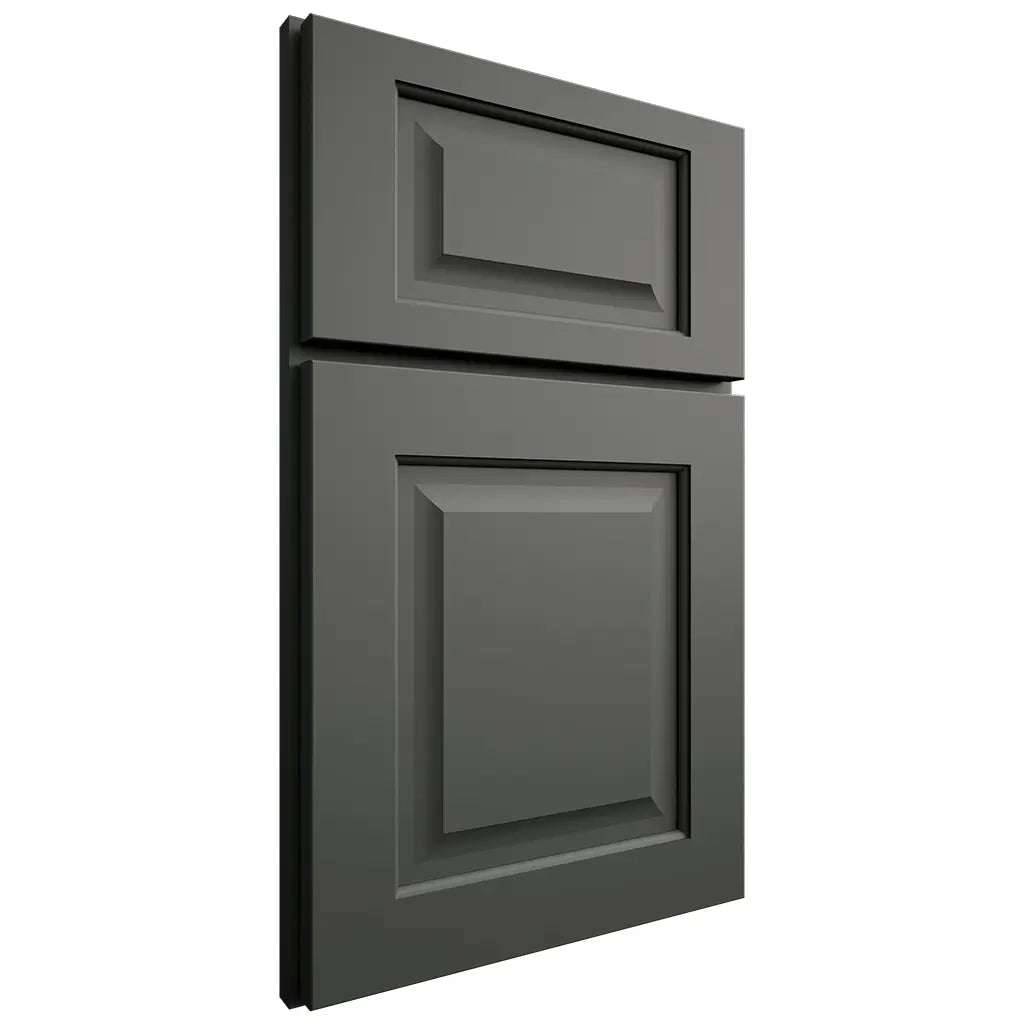 Shiloh Cabinetry Full Overlay Square Raised Paintable Pewter Green Door