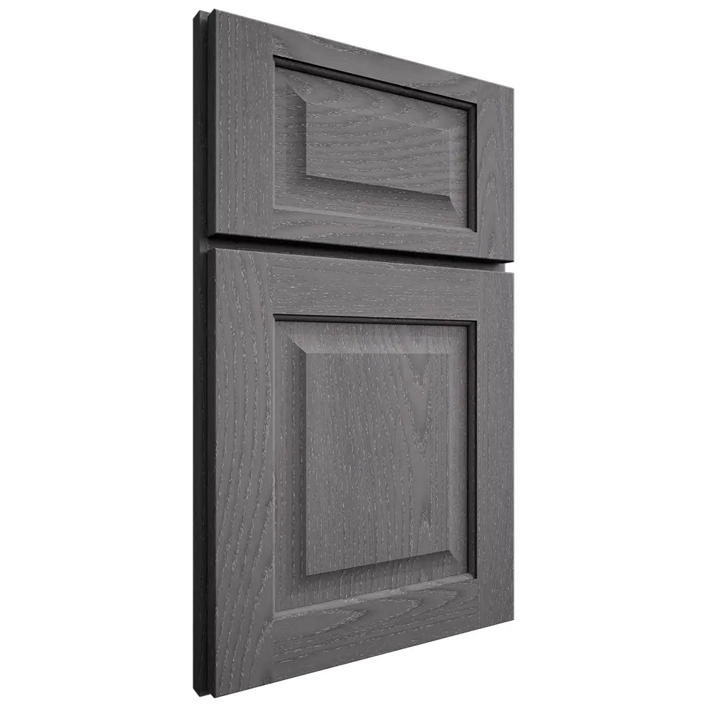 Shiloh Cabinetry Full Overlay Square Raised Red Oak Plain Cut Cadet Door