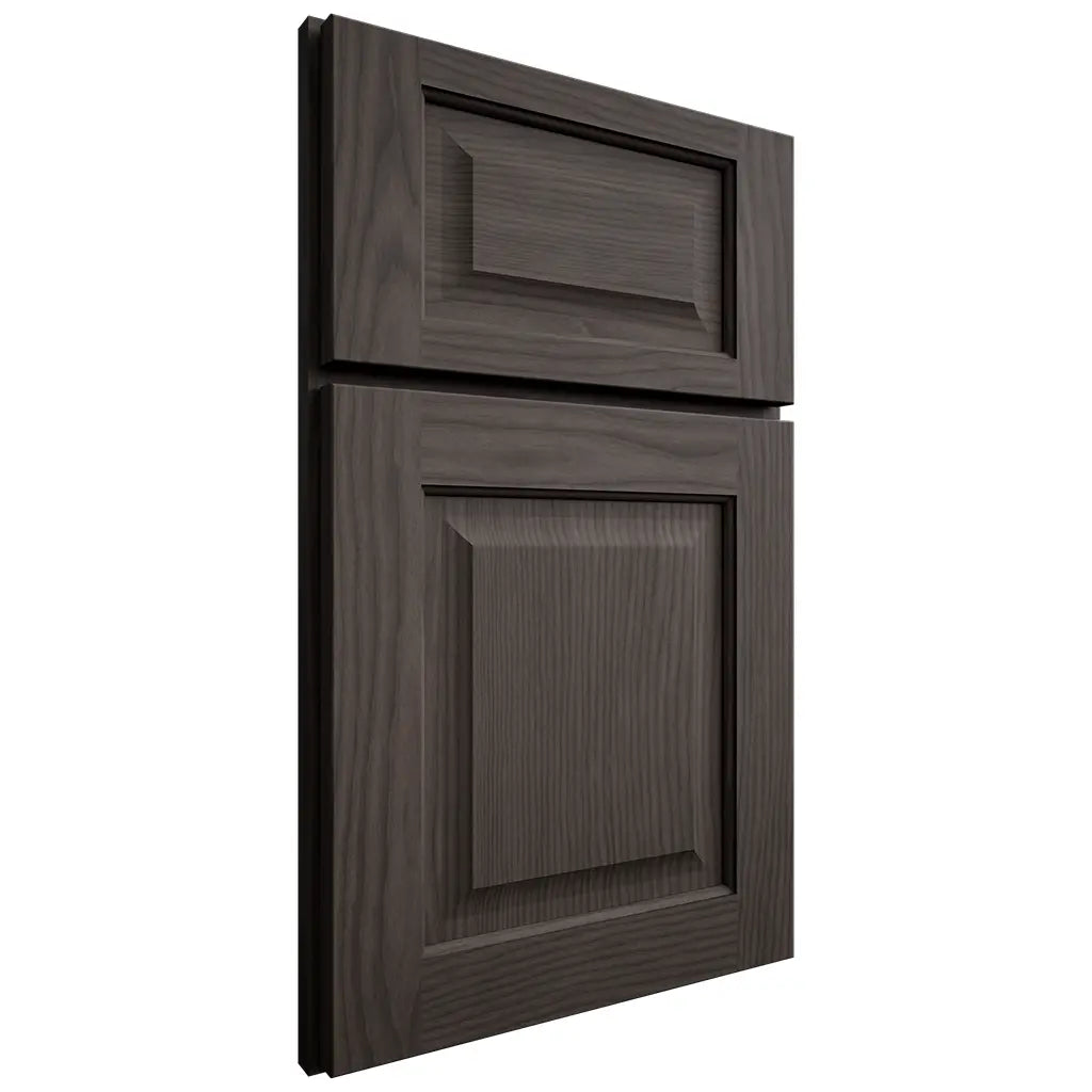 Shiloh Cabinetry Full Overlay Square Raised White Oak Plain Cut Creekside Door