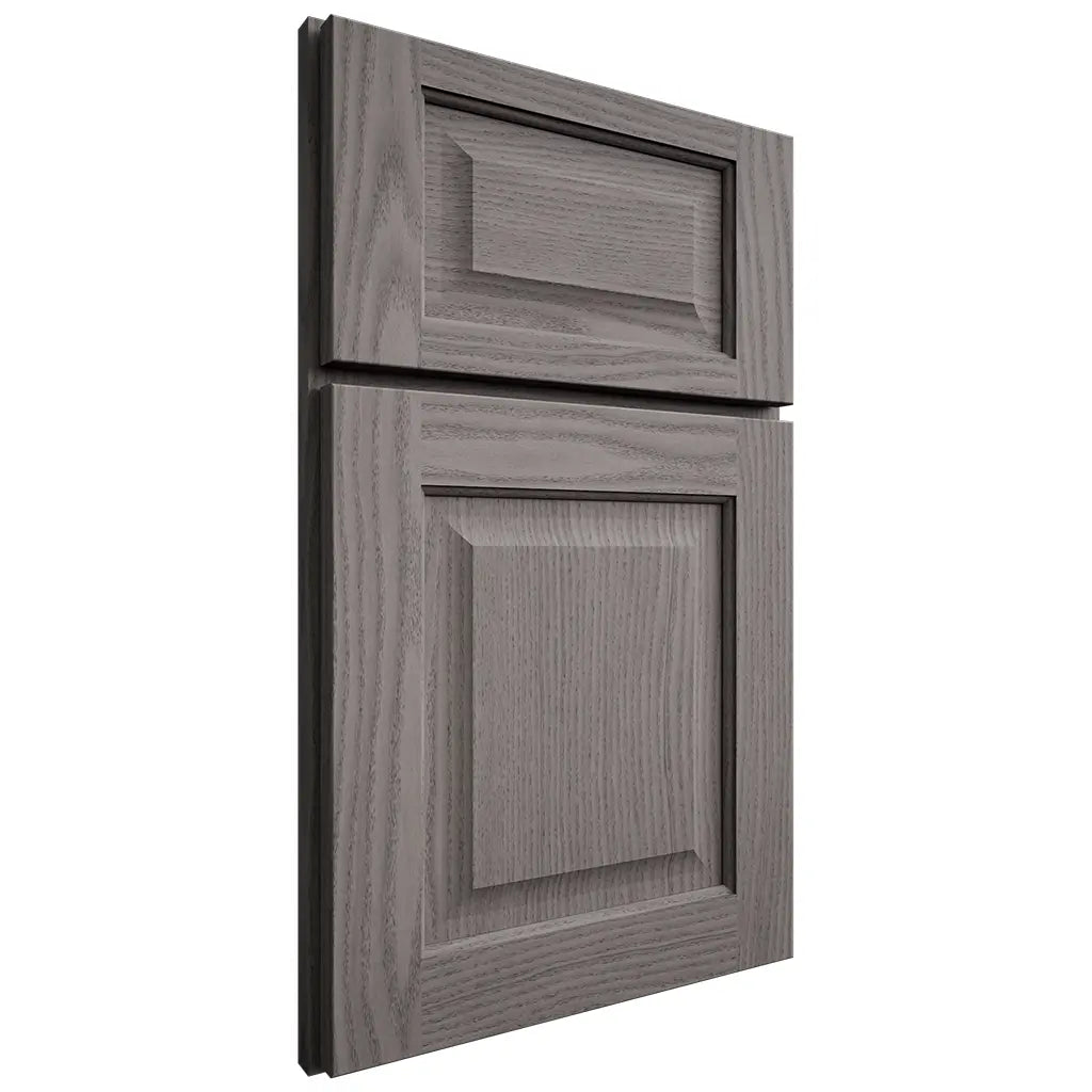 Shiloh Cabinetry Full Overlay Square Raised White Oak Plain Cut Flagstone Door