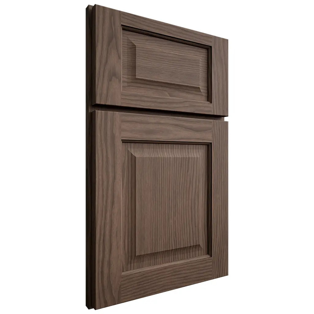 Shiloh Cabinetry Full Overlay Square Raised White Oak Plain Cut Mineral Door