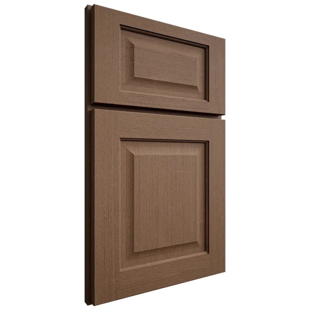 Shiloh Cabinetry Full Overlay Square Raised White Oak Quarter Sawn Autumn Door