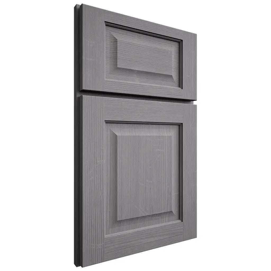 Shiloh Cabinetry Full Overlay Square Raised White Oak Quarter Sawn Sterling Door