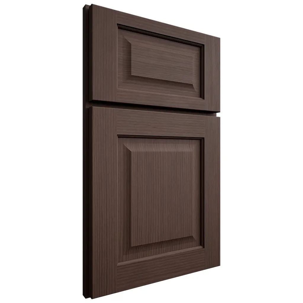 Shiloh Cabinetry Full Overlay Square Raised White Oak Rift Cut Dusk Door