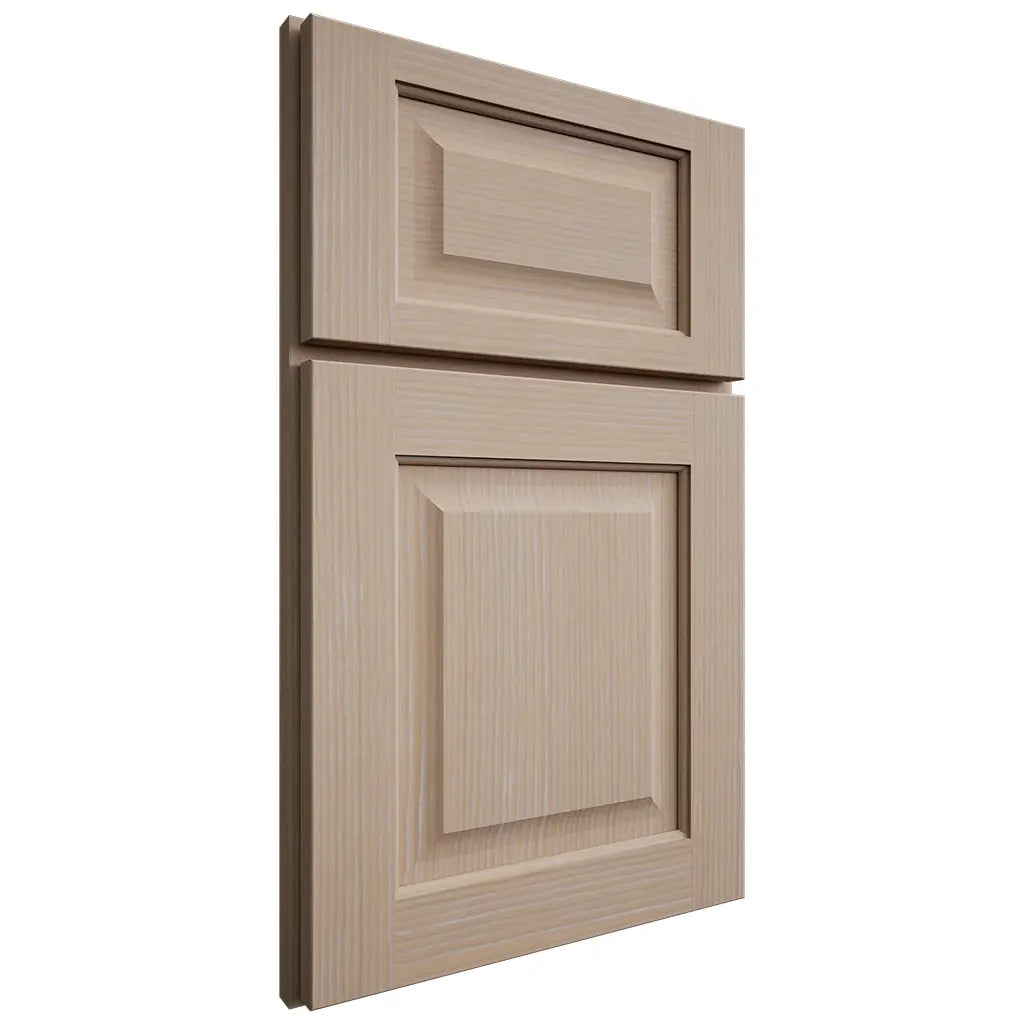 Shiloh Cabinetry Full Overlay Square Raised White Oak Rift Cut Straw Door