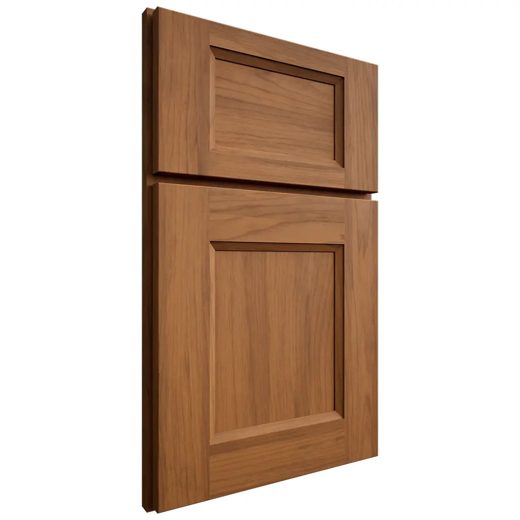Shiloh Cabinetry Full Overlay Statesville Hickory Plain Cut Chestnut Door